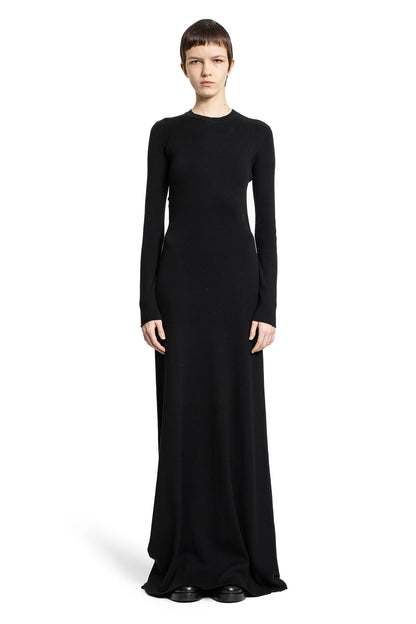 ANN DEMEULEMEESTER WOMAN BLACK DRESSES