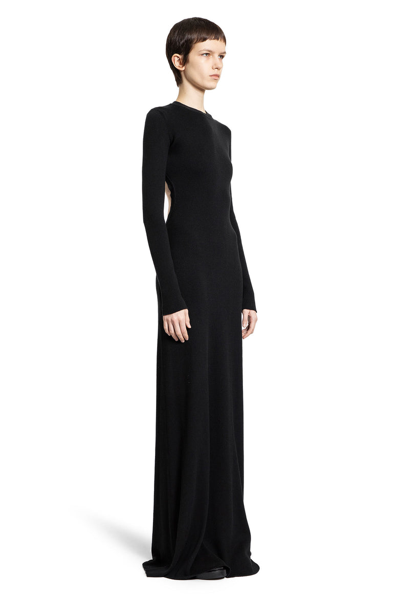 ANN DEMEULEMEESTER WOMAN BLACK DRESSES