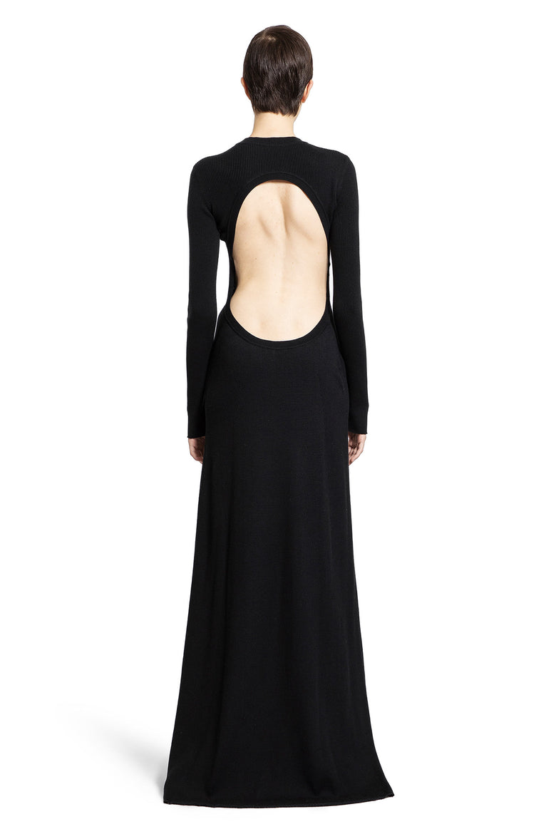 ANN DEMEULEMEESTER WOMAN BLACK DRESSES