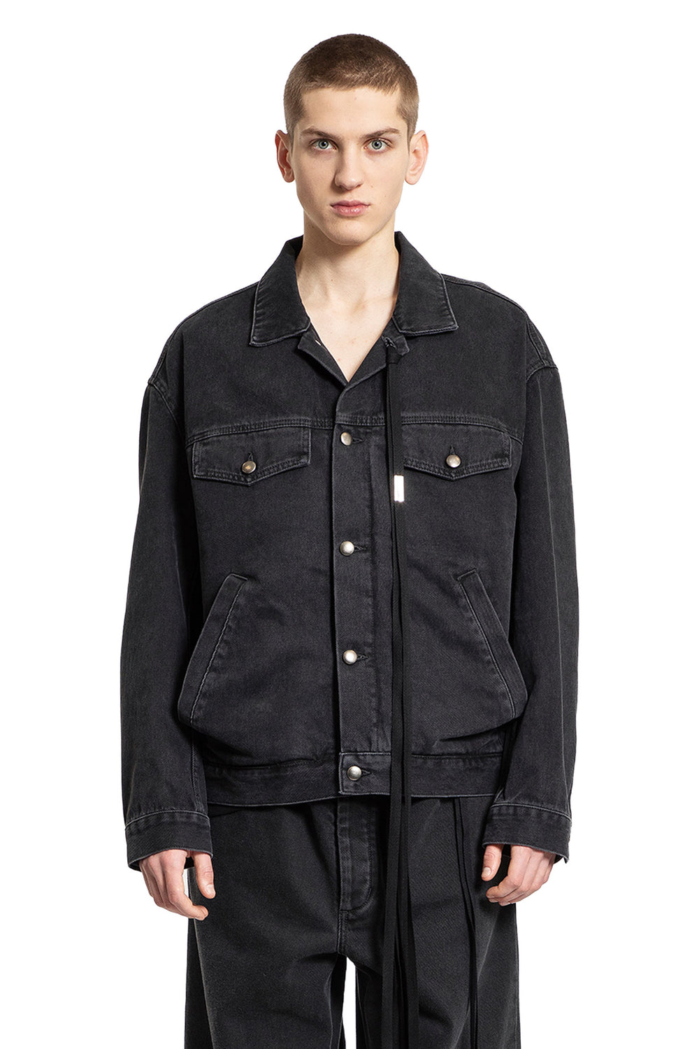 ANN DEMEULEMEESTER MAN GREY JACKETS