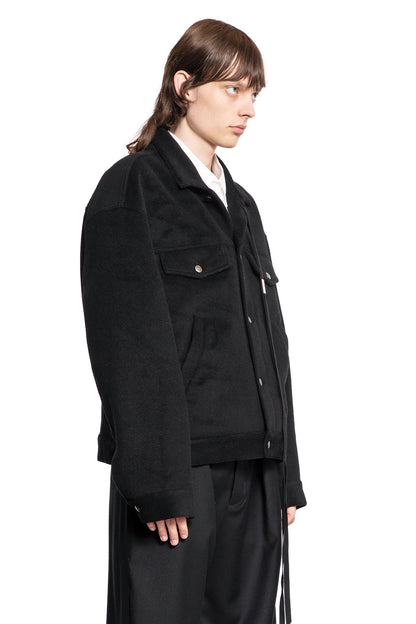 ANN DEMEULEMEESTER MAN BLACK JACKETS