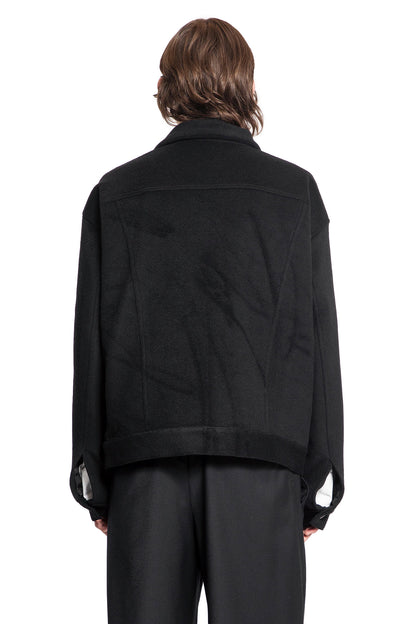 ANN DEMEULEMEESTER MAN BLACK JACKETS