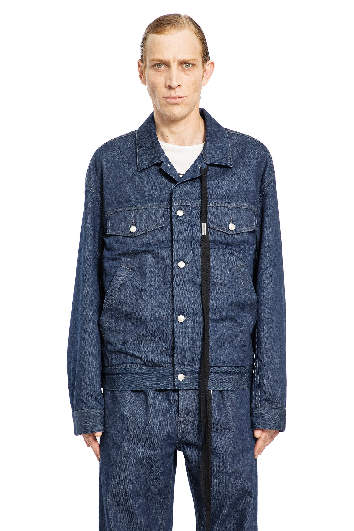 ANN DEMEULEMEESTER MAN BLUE JACKETS