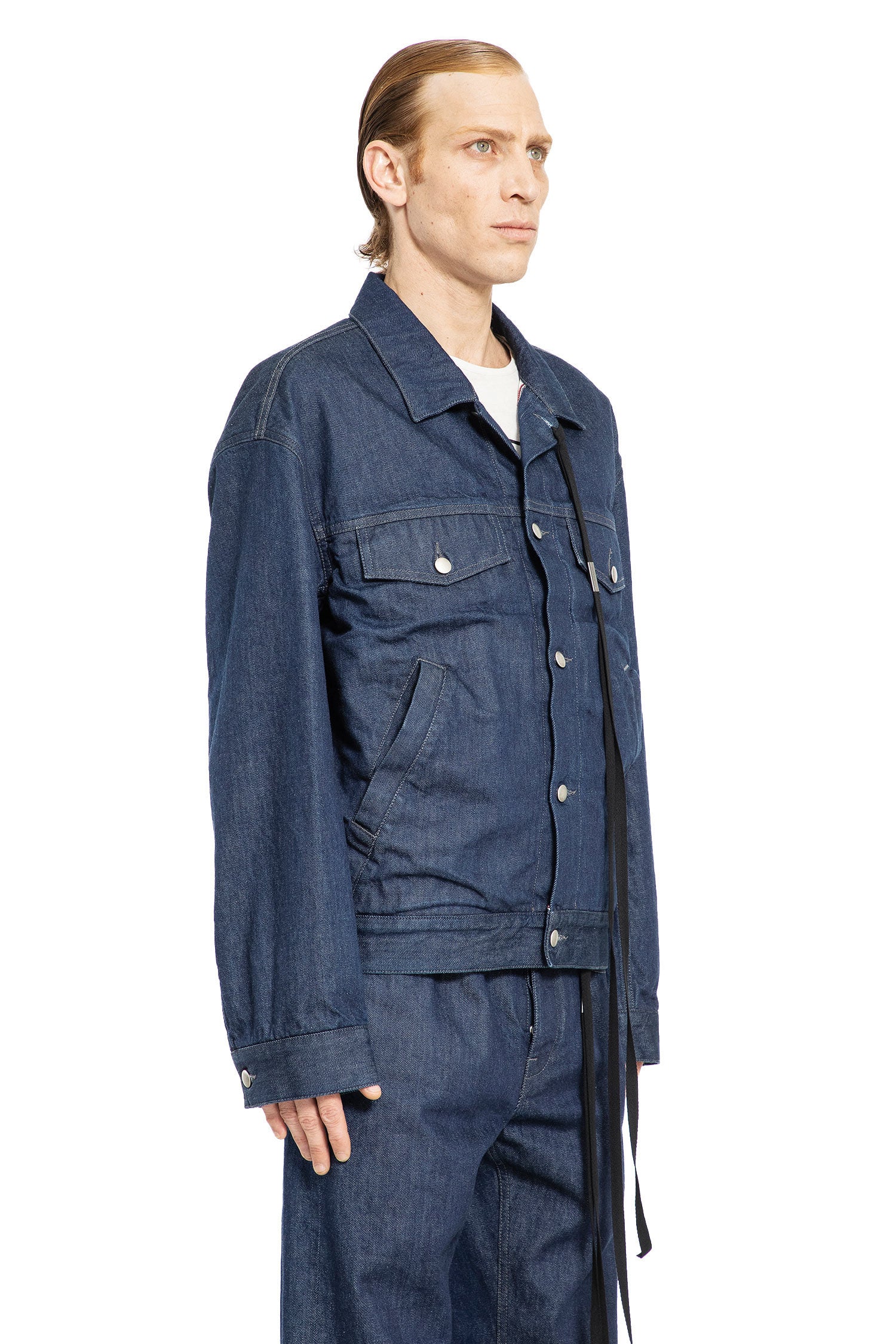 ANN DEMEULEMEESTER MAN BLUE JACKETS