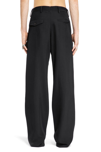 ANN DEMEULEMEESTER MAN BLACK TROUSERS