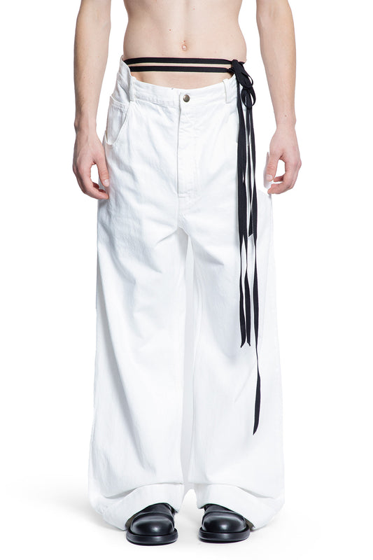 ANN DEMEULEMEESTER MAN WHITE JEANS