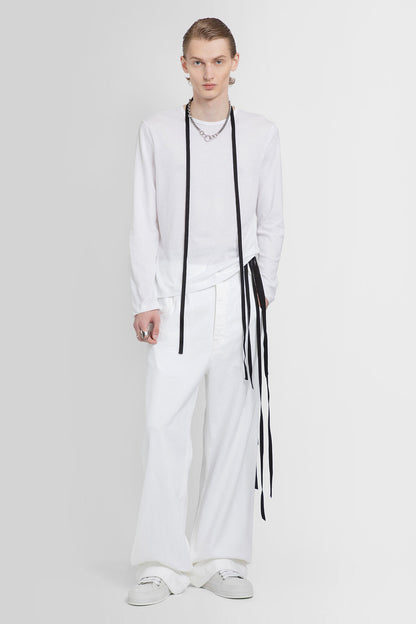 ANN DEMEULEMEESTER MAN WHITE JEANS