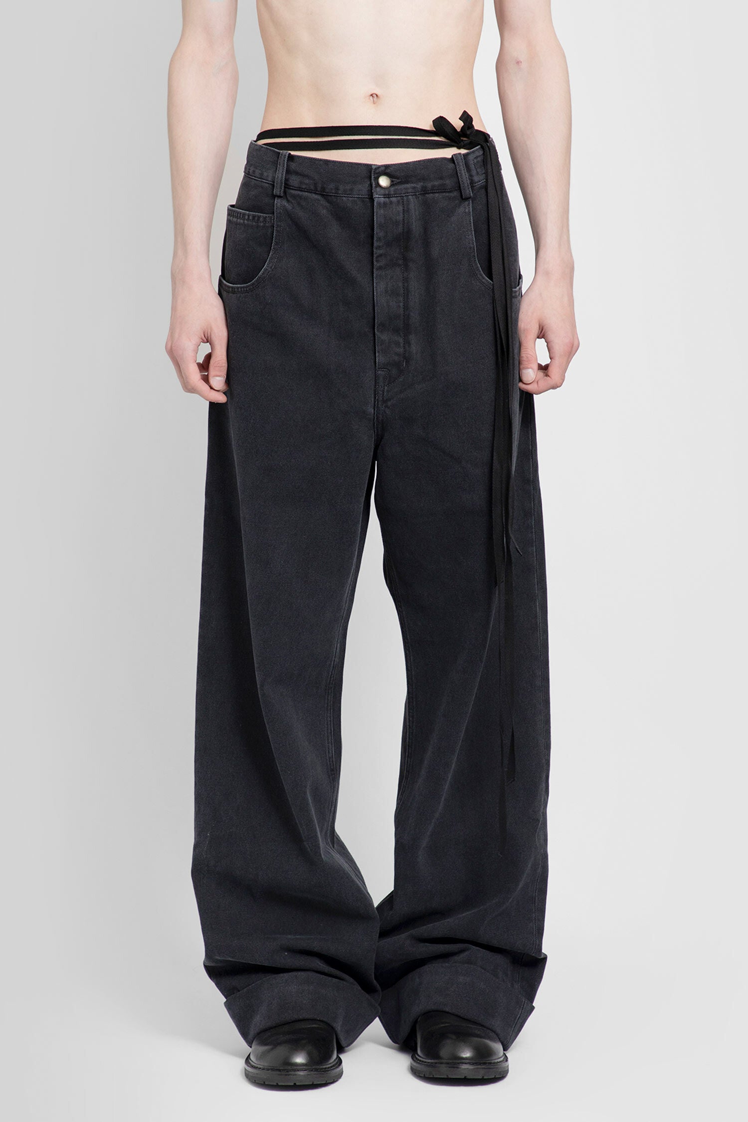 ANN DEMEULEMEESTER MAN GREY JEANS