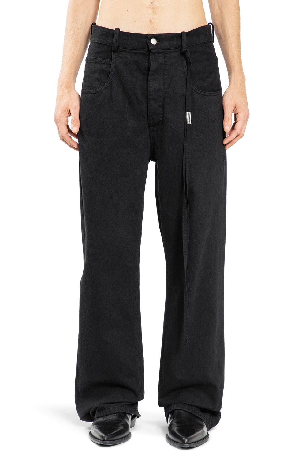 ANN DEMEULEMEESTER MAN BLACK JEANS