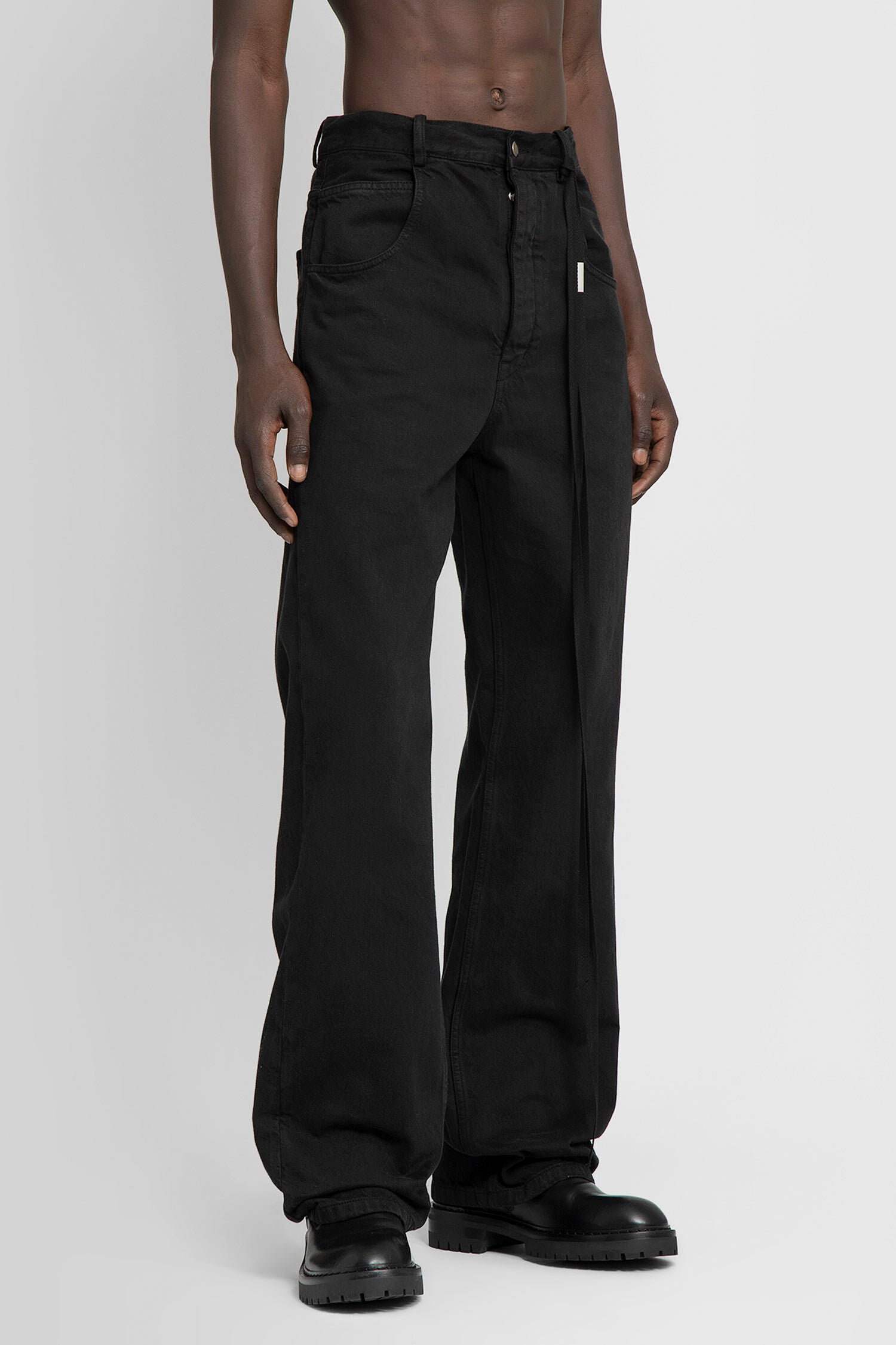 ANN DEMEULEMEESTER MAN BLACK JEANS