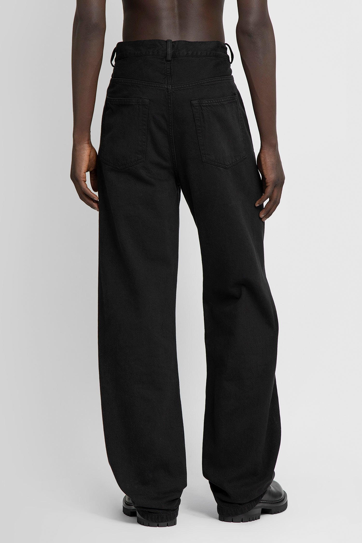 ANN DEMEULEMEESTER MAN BLACK JEANS