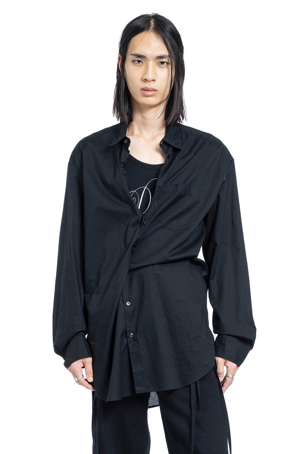 ANN DEMEULEMEESTER Mark High Comfort Shirt man