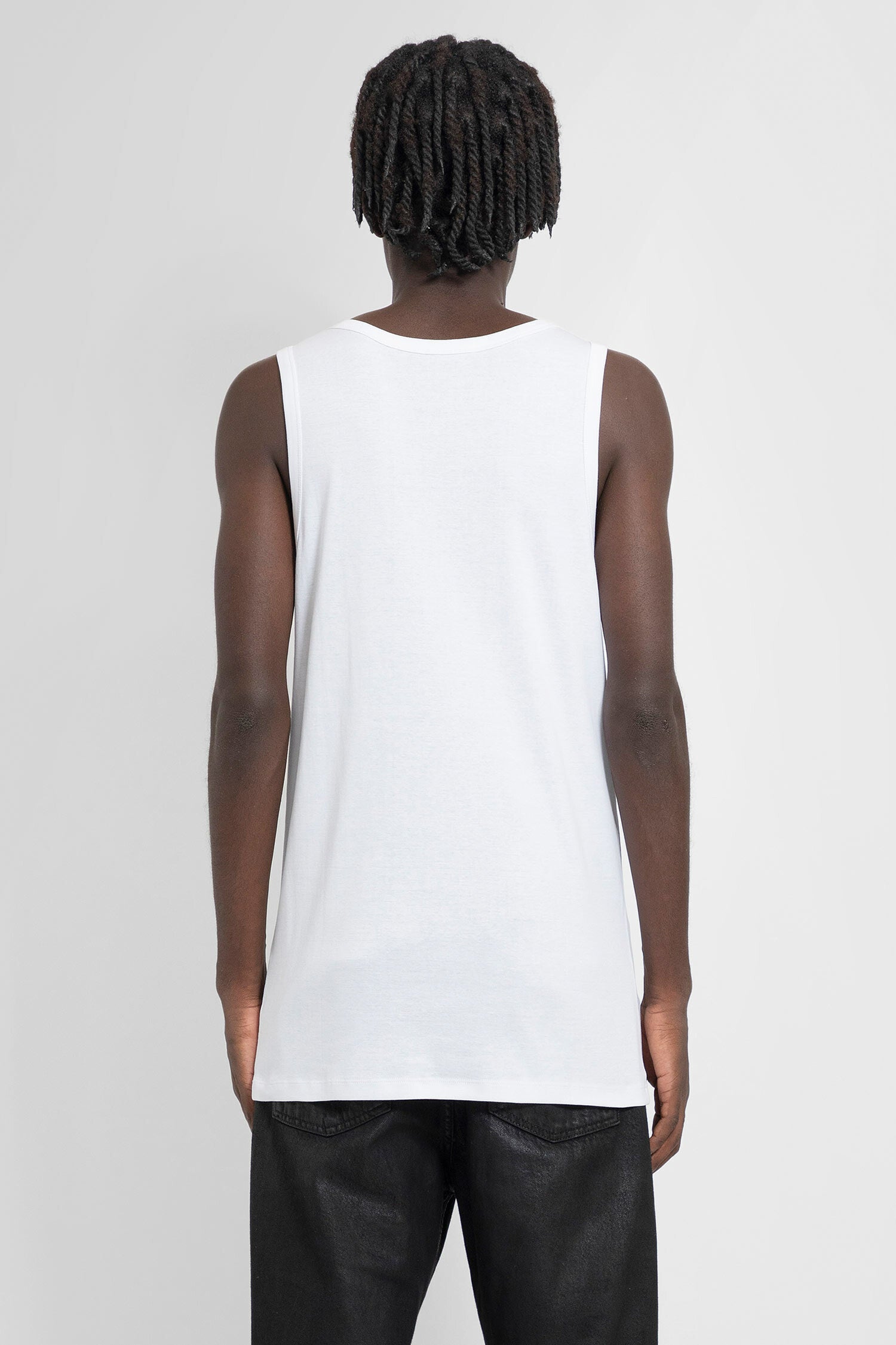 ANN DEMEULEMEESTER MAN WHITE T-SHIRTS & TANK TOPS