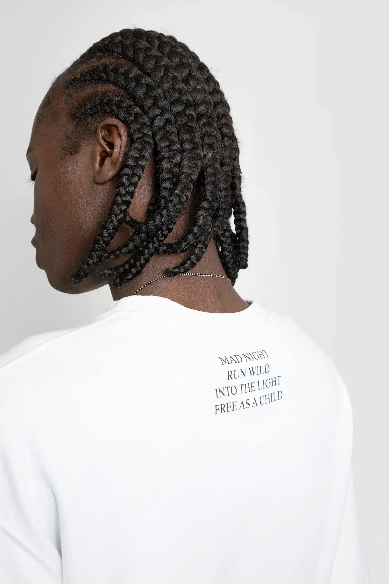 ANN DEMEULEMEESTER MAN WHITE SWEATSHIRTS - Antonioli.eu