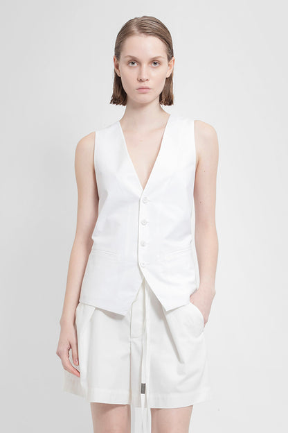 Antonioli ANN DEMEULEMEESTER WOMAN WHITE VESTS