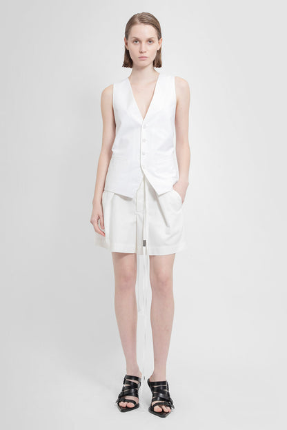 ANN DEMEULEMEESTER WOMAN WHITE VESTS