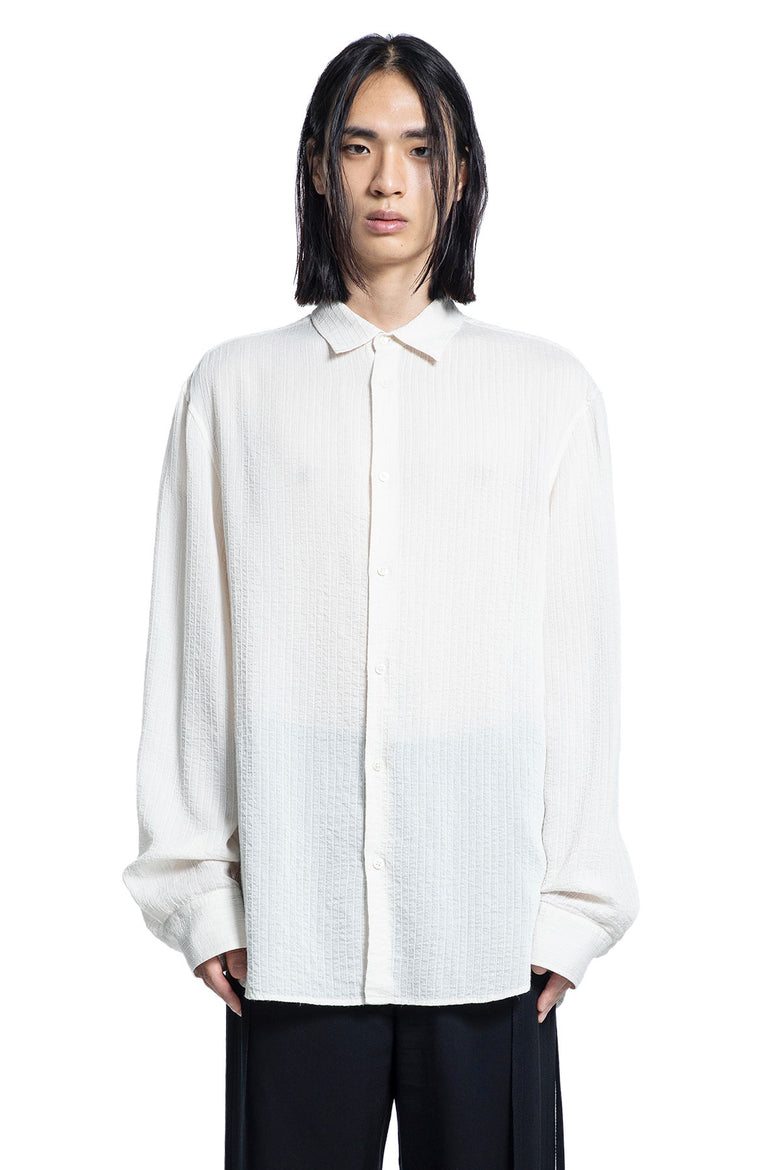 Andre Shirt in Light Cotton Dobby Stripes