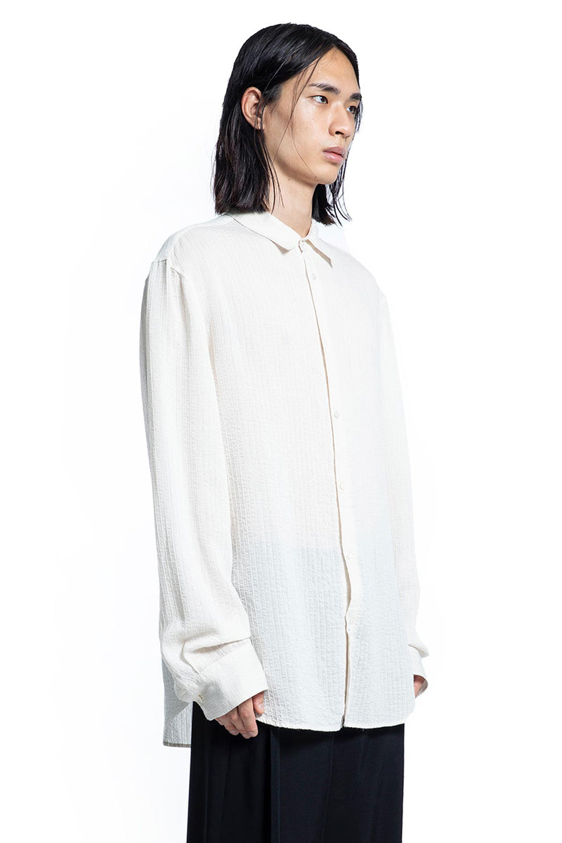 Andre Shirt in Light Cotton Dobby Stripes