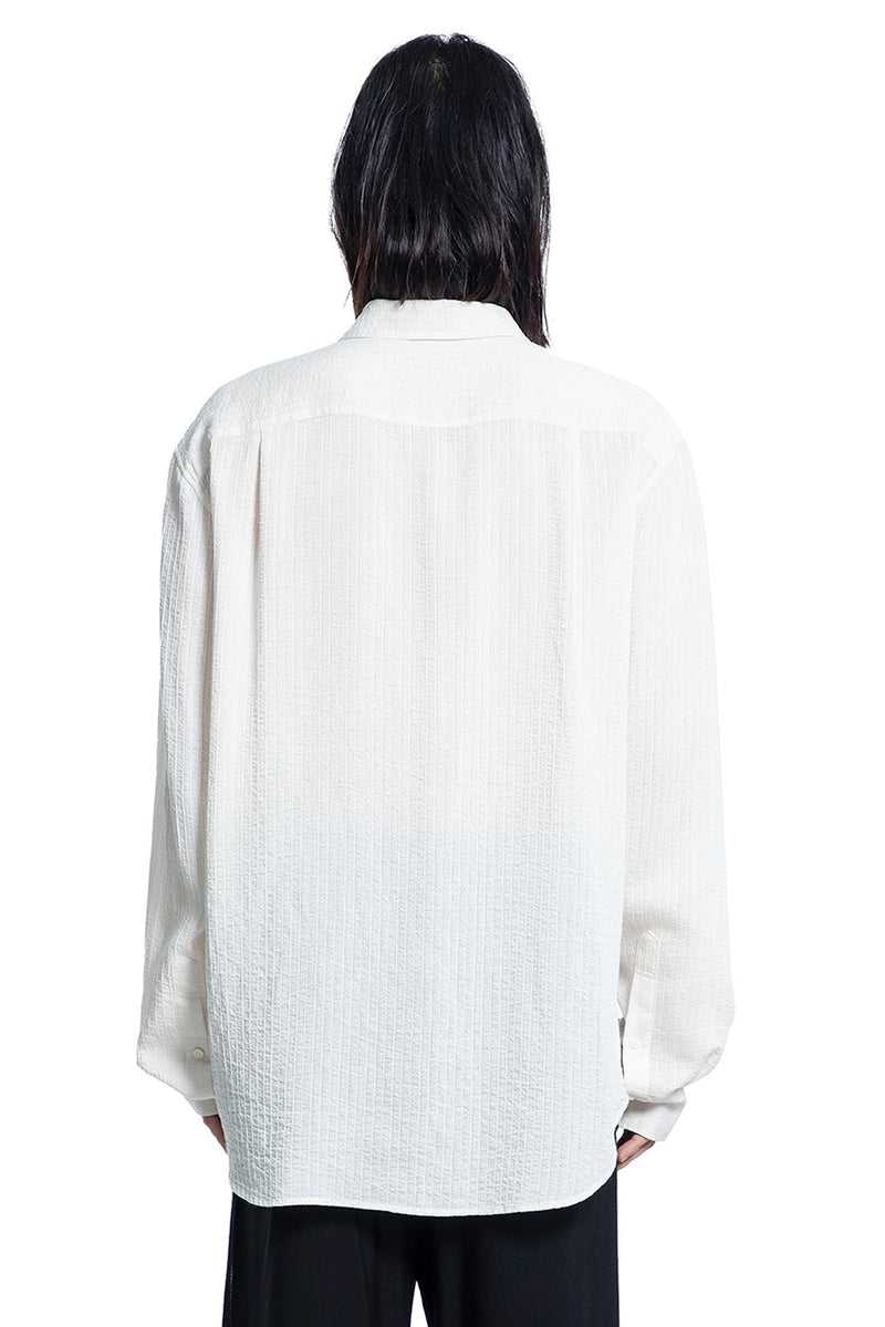 Andre Shirt in Light Cotton Dobby Stripes
