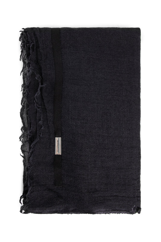 ANN DEMEULEMEESTER UNISEX BLACK SCARVES