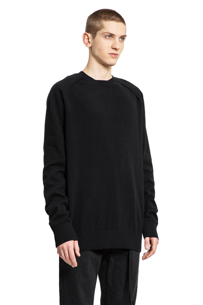 ANN DEMEULEMEESTER MAN BLACK KNITWEAR