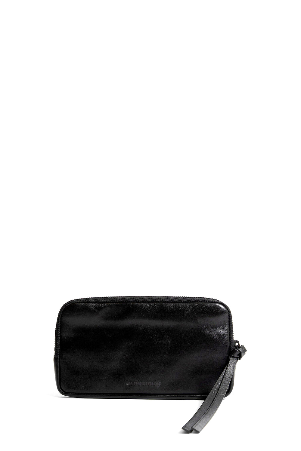 ANN DEMEULEMEESTER UNISEX BLACK WALLETS & CARDHOLDERS