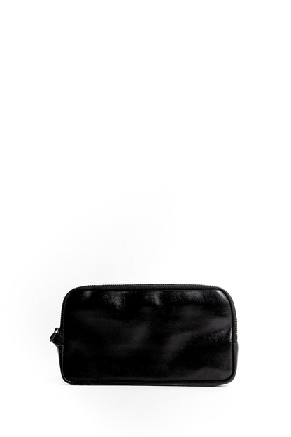 ANN DEMEULEMEESTER UNISEX BLACK WALLETS & CARDHOLDERS