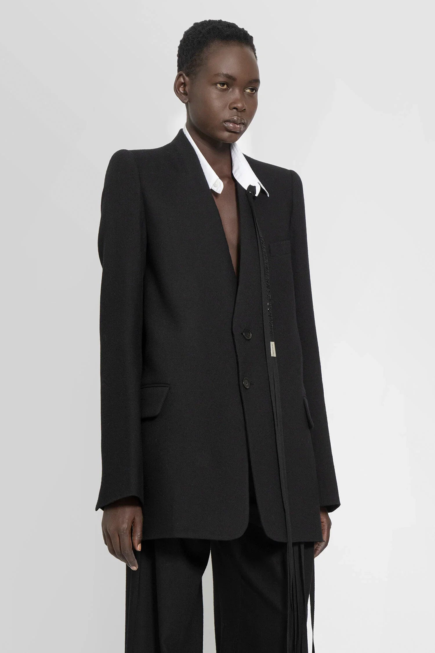 ANN DEMEULEMEESTER 女士黑色西装外套 - Antonioli.eu