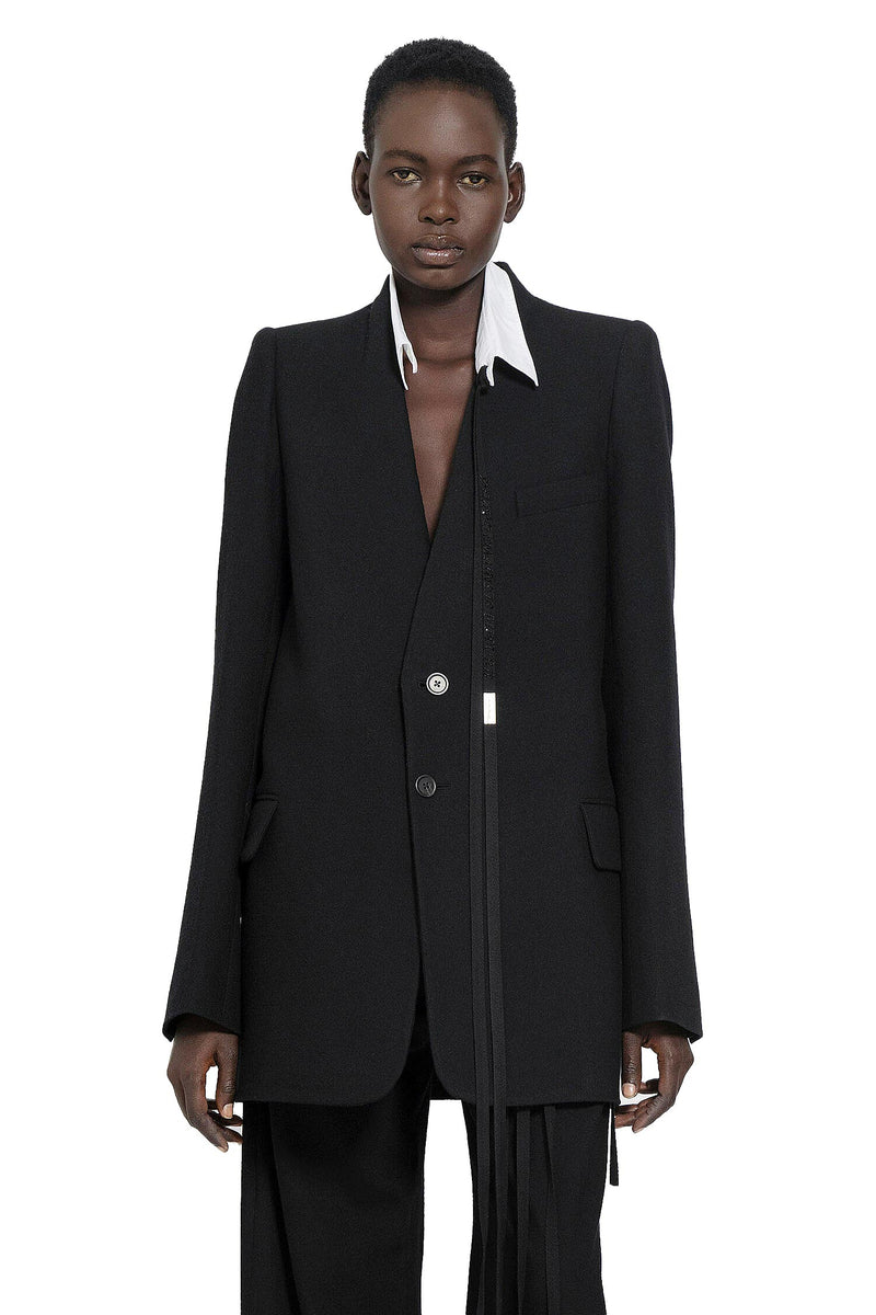 Brushed Wool Light Grabiëlle Collarless Jacket