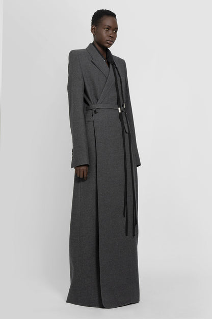 ELENI X-LONG WRAP COAT BRUSHED WOOL