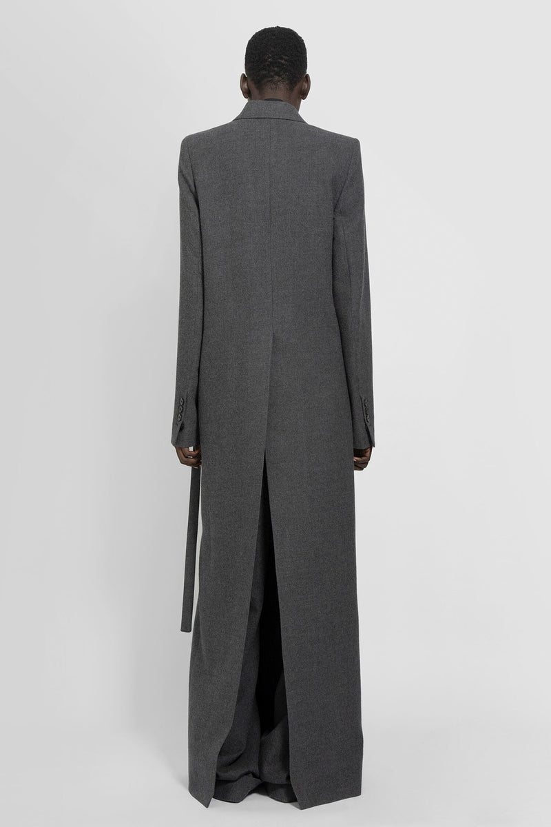 ANN DEMEULEMEESTER ELENI X-LONG WRAP COAT BRUSHED WOOL woman