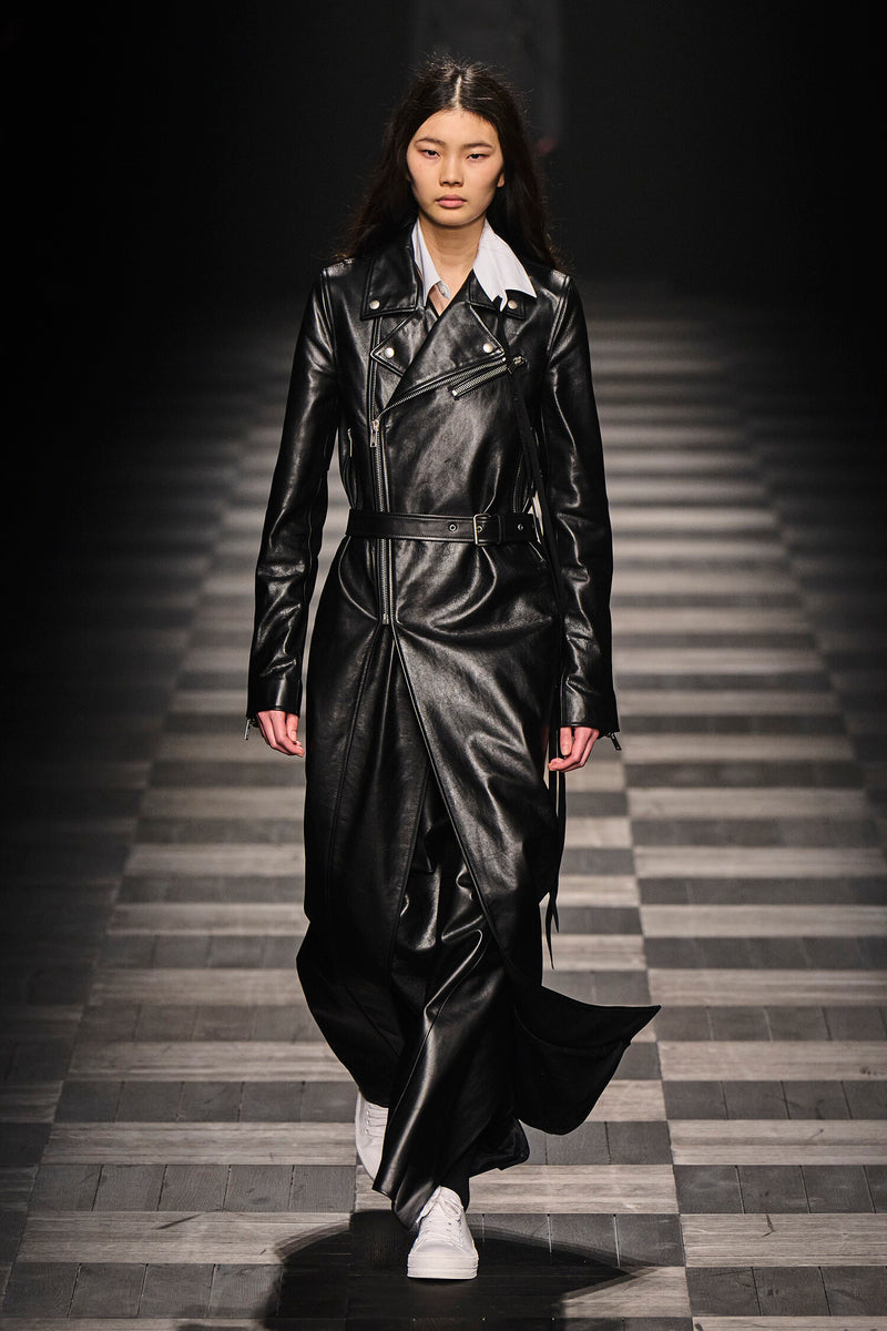 ANN DEMEULEMEESTER WOMAN BLACK COATS