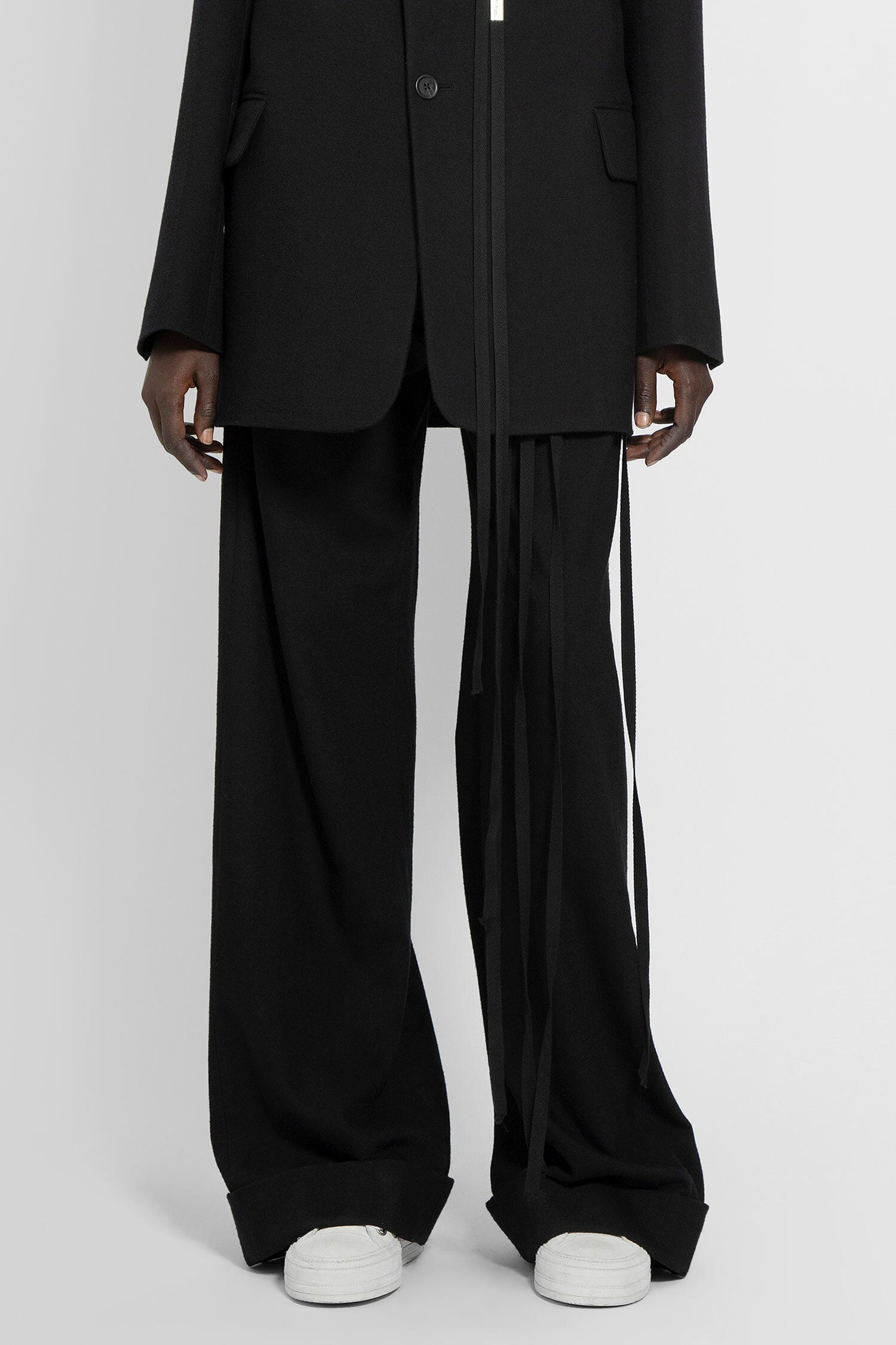 BELINDA LOOSE FIT TROUSERS BRUSHED WOOL