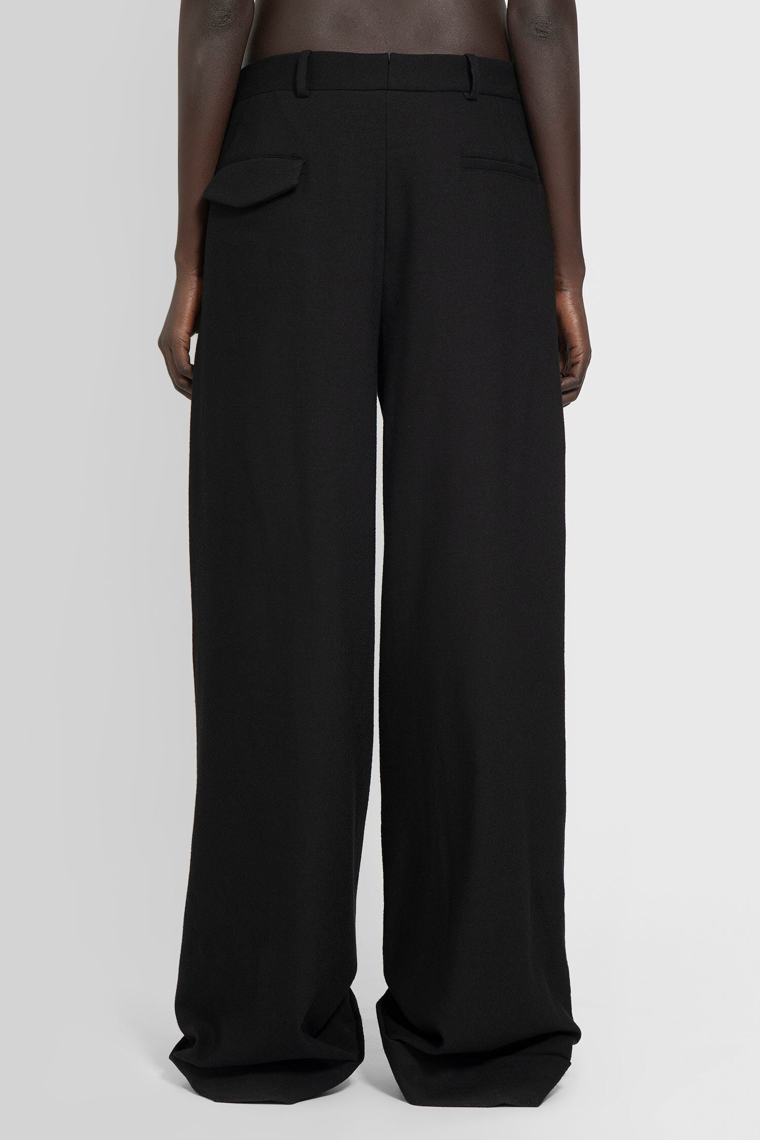 BELINDA LOOSE FIT TROUSERS BRUSHED WOOL