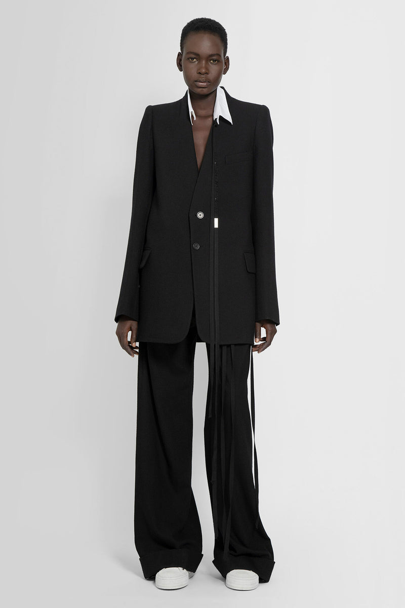 ANN DEMEULEMEESTER BELINDA LOOSE FIT TROUSERS BRUSHED WOOL woman