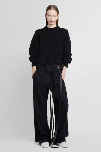 ANN DEMEULEMEESTER WOMAN BLACK KNITWEAR
