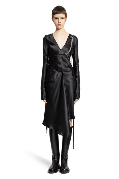 Antonioli ANN DEMEULEMEESTER WOMAN BLACK DRESSES