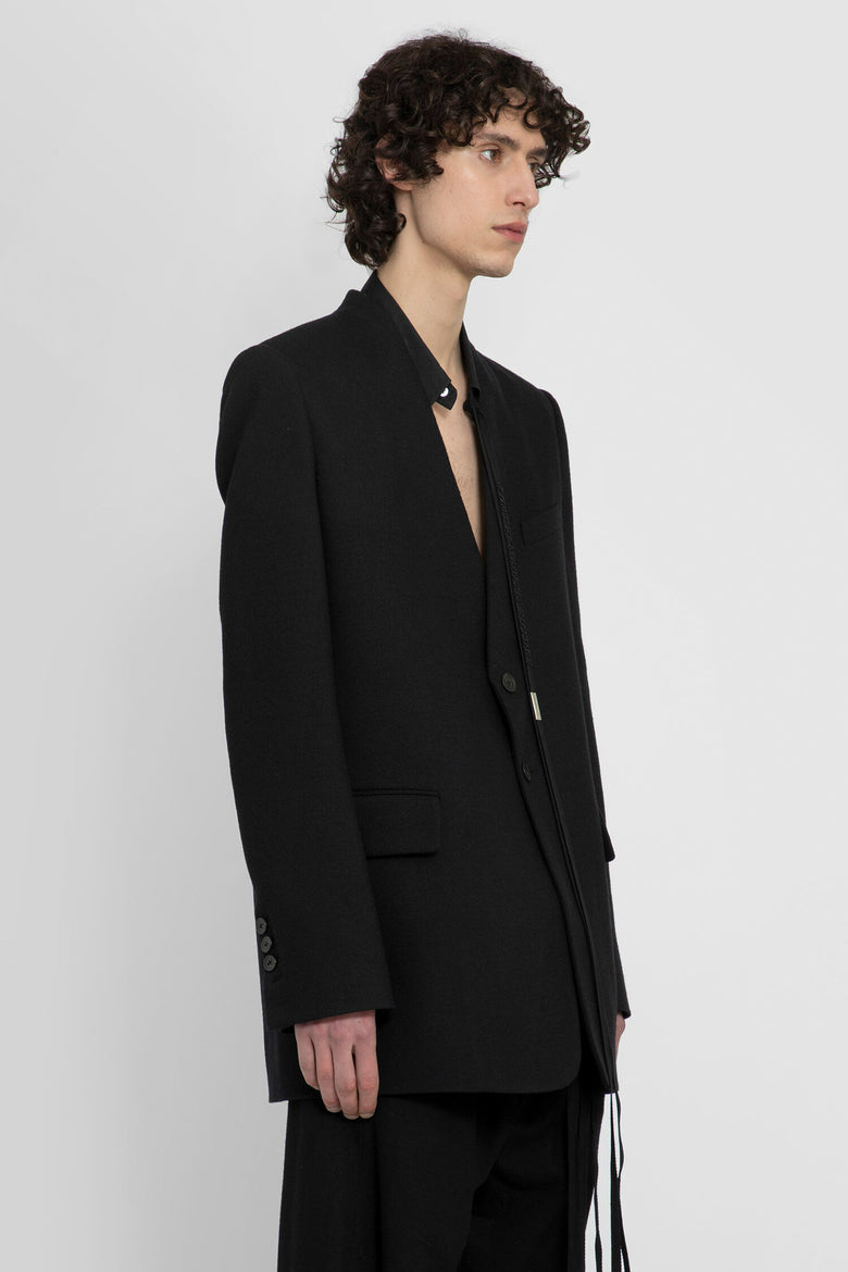 ANN DEMEULEMEESTER MAN BLACK BLAZERS