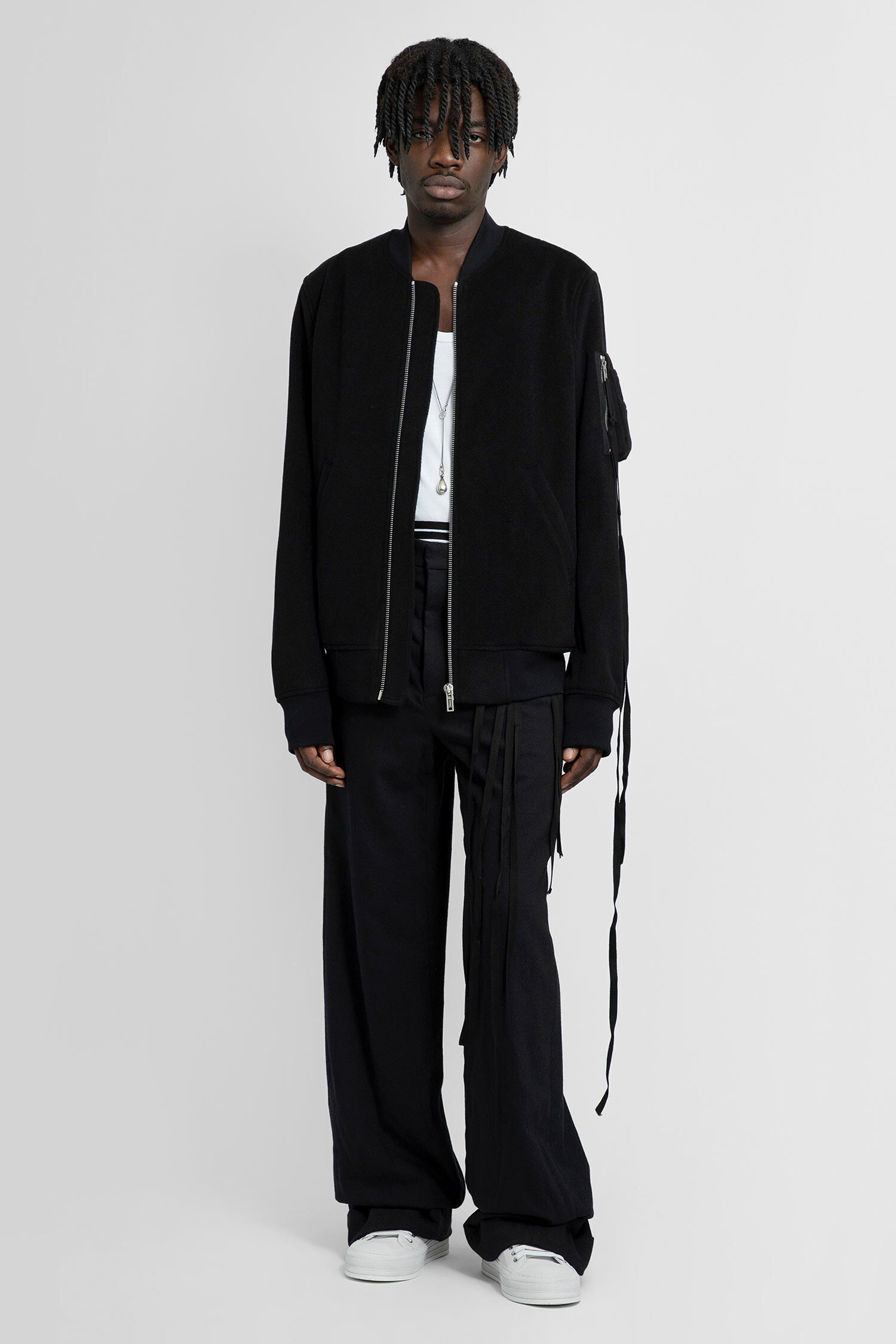 ANN DEMEULEMEESTER MAN BLACK JACKETS