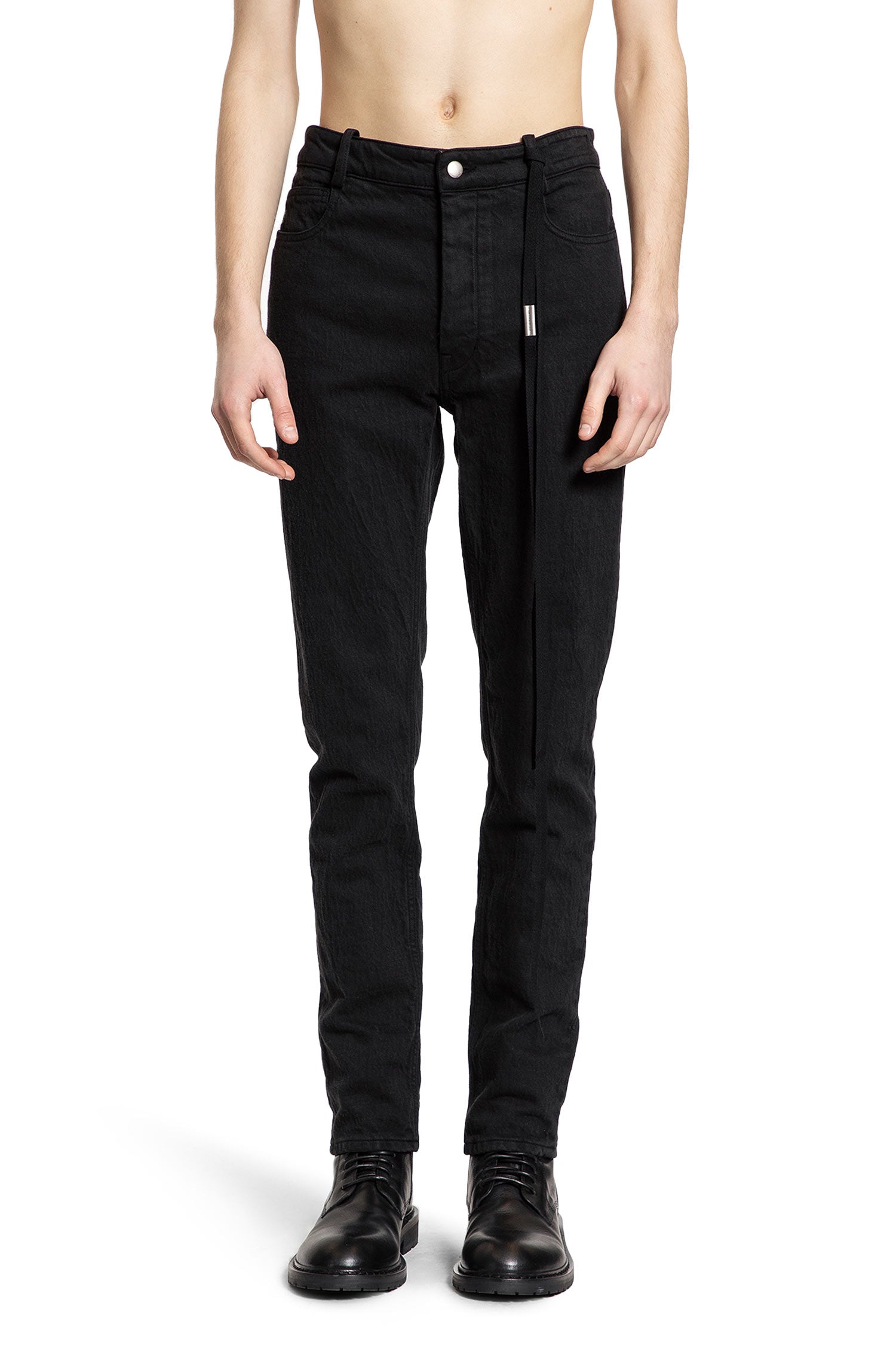 ANN DEMEULEMEESTER MAN BLACK JEANS