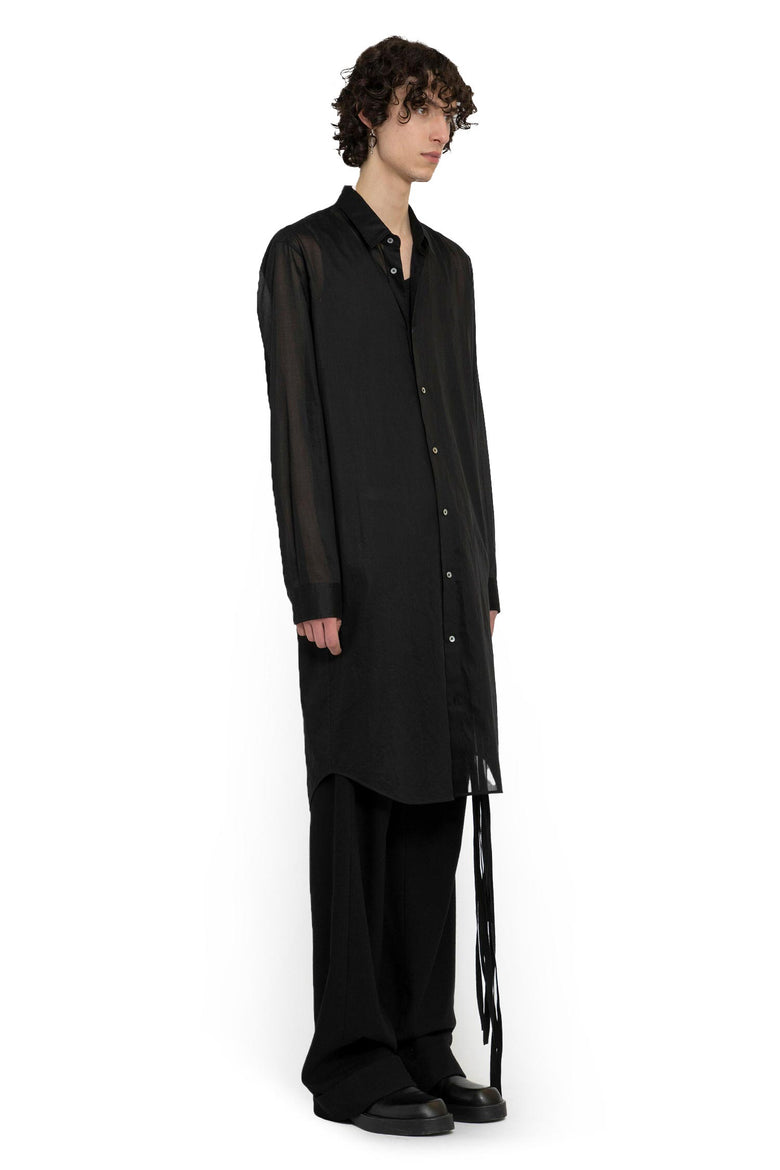 
              ANN DEMEULEMEESTER Maurice Organza Long Shirt man
            