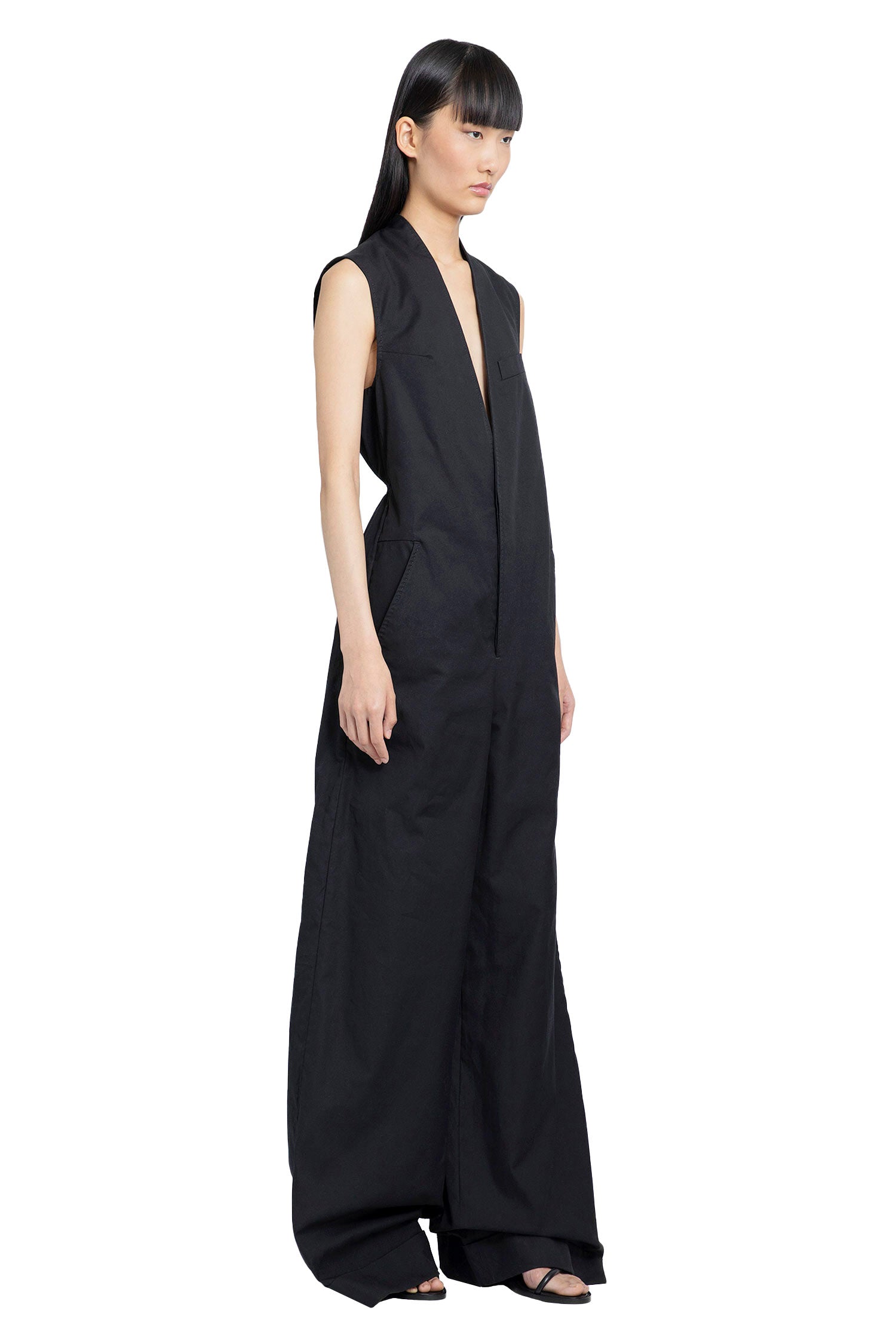Valerie Jumpsuit in Light Cotton Canvas
