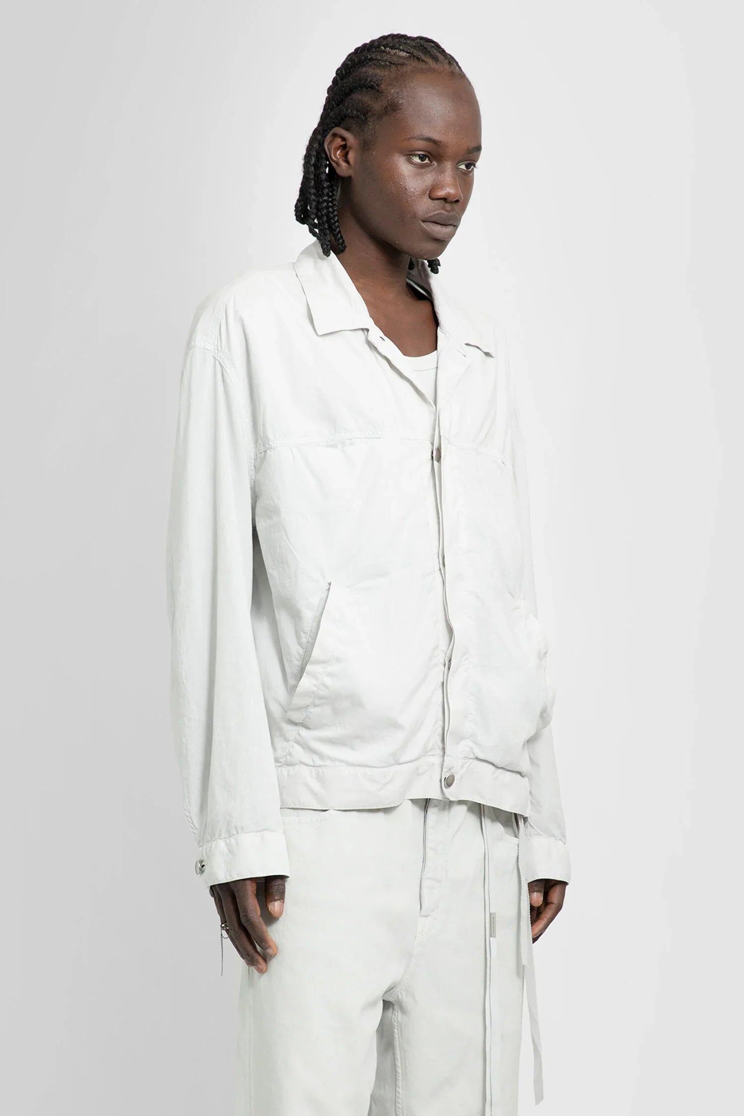 ANN DEMEULEMEESTER MAN WHITE JACKETS - Antonioli.eu