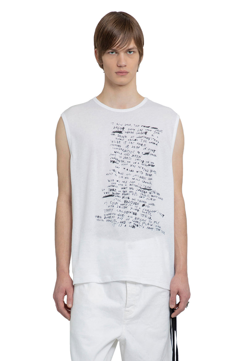 ANN DEMEULEMEESTER Wilfried High Comfort Sleeveless Tank man
