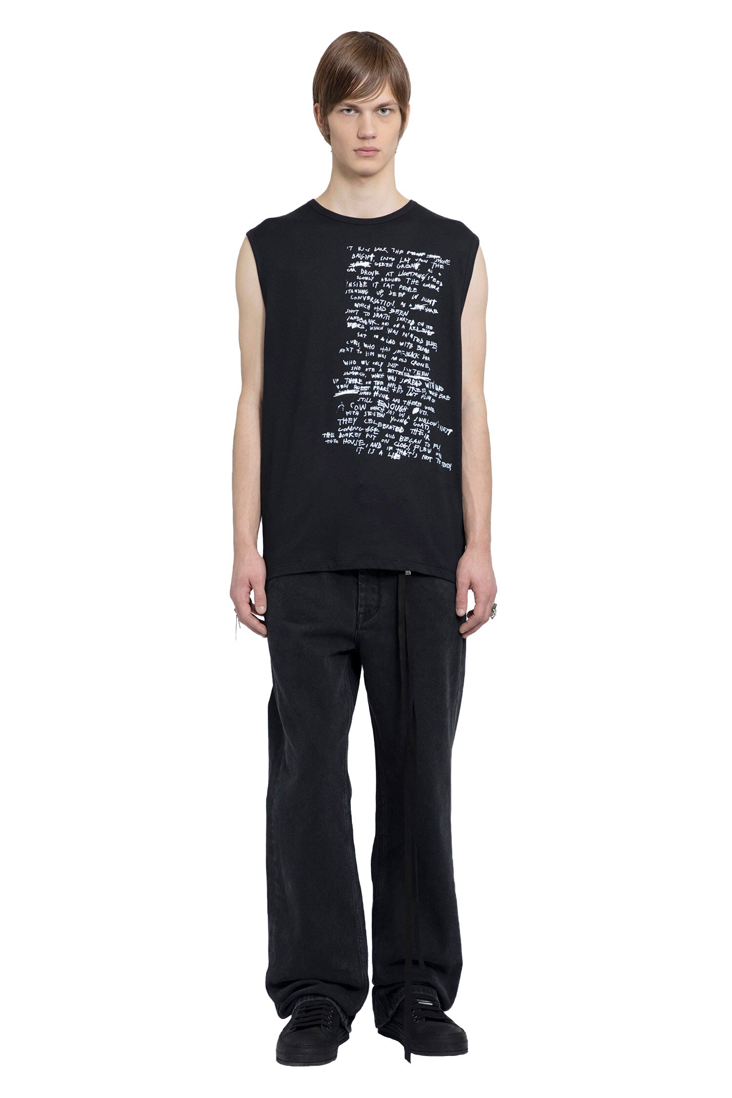 ANN DEMEULEMEESTER Wilfried High Comfort Sleeveless Tank man