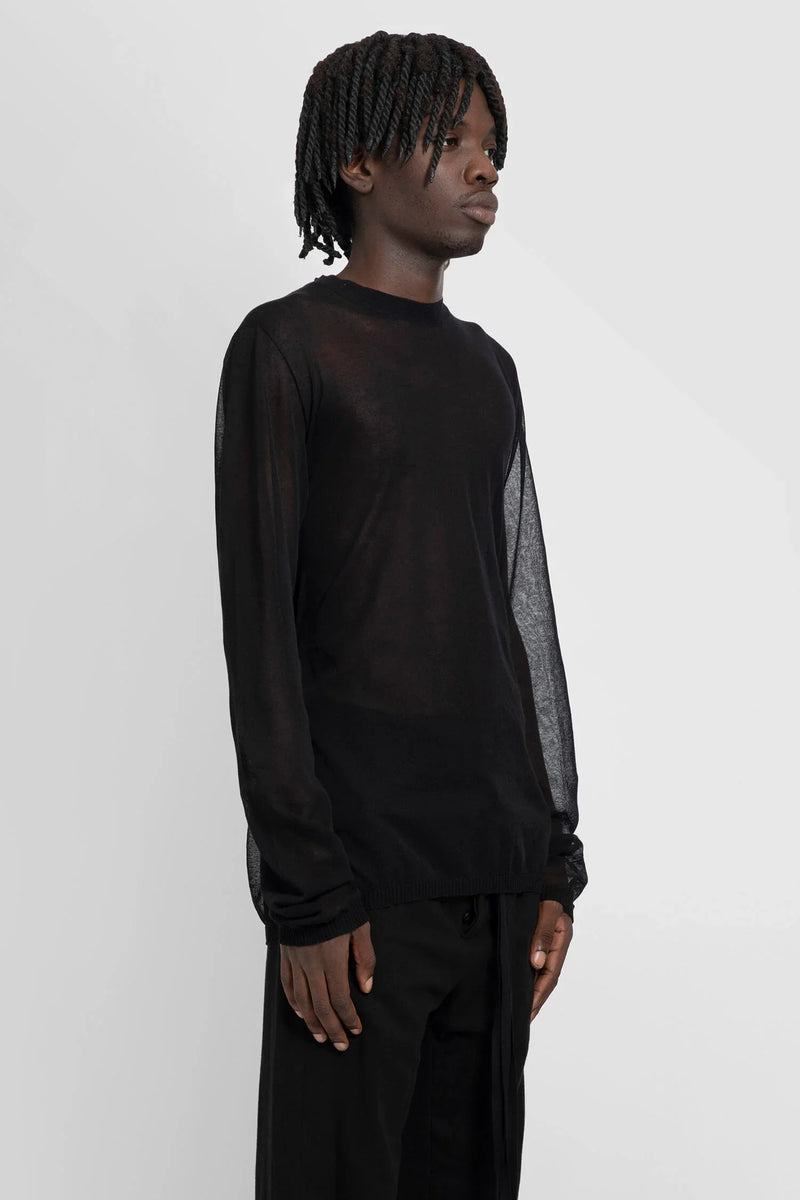 ANN DEMEULEMEESTER MAN BLACK T-SHIRTS & TANK TOPS - Antonioli.eu