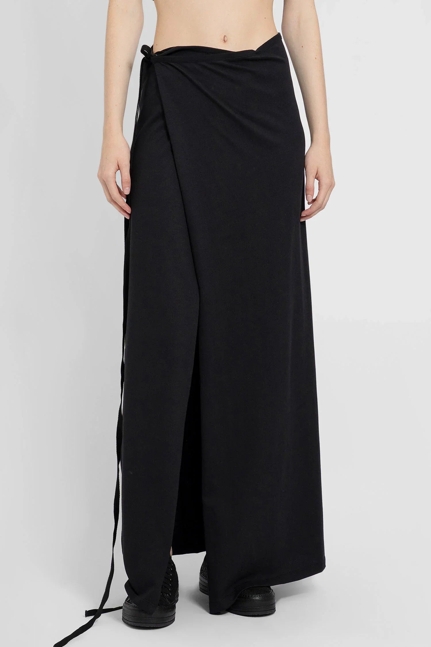 ANN DEMEULEMEESTER WOMAN BLACK SKIRTS - Antonioli.eu