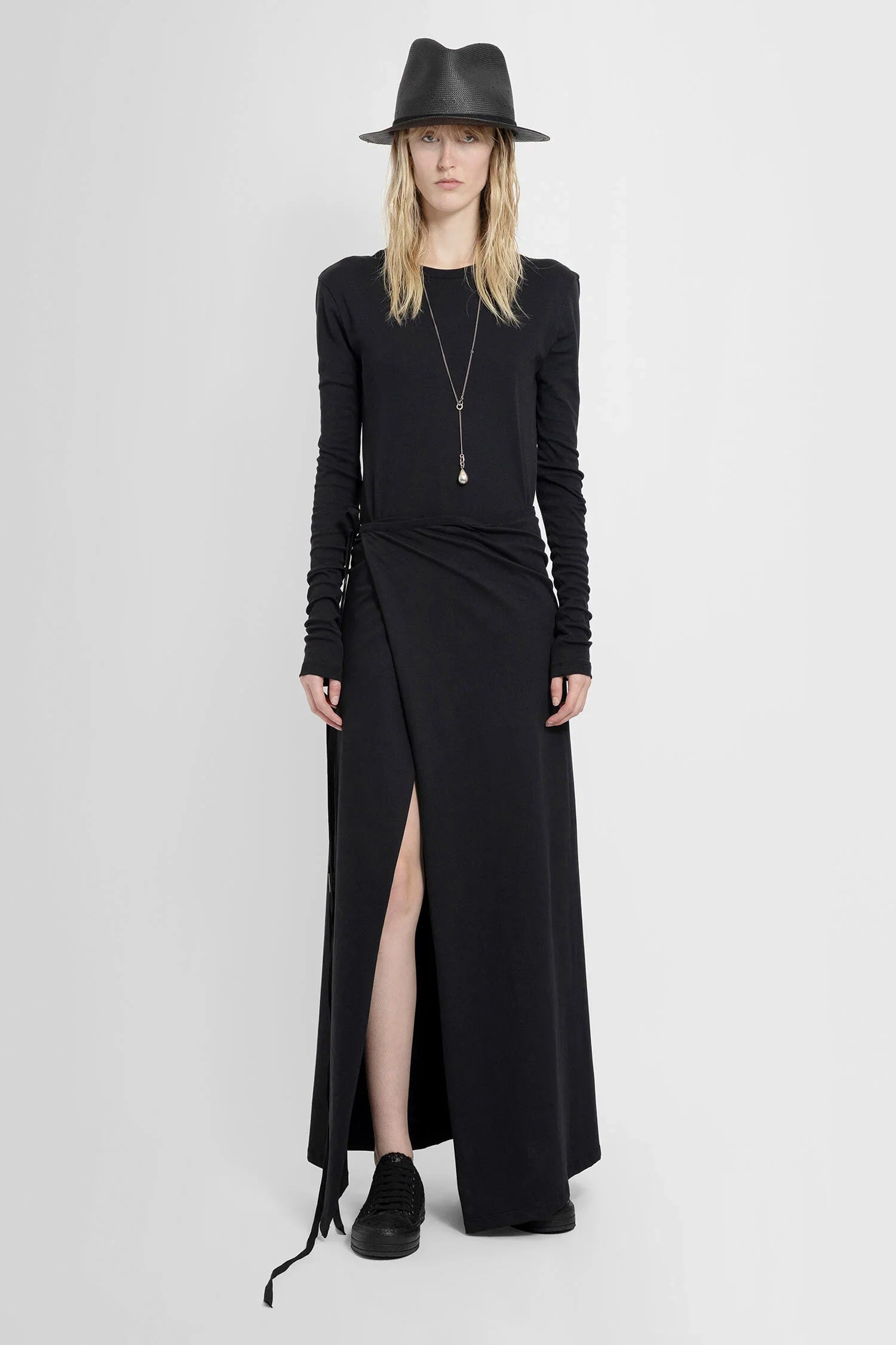 ANN DEMEULEMEESTER WOMAN BLACK SKIRTS - Antonioli.eu