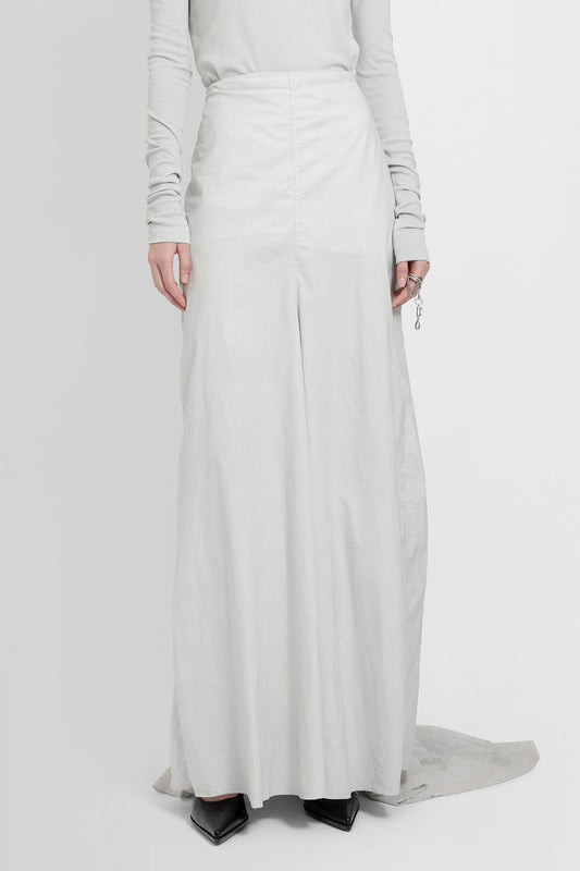 ANN DEMEULEMEESTER WOMAN GREY SKIRTS