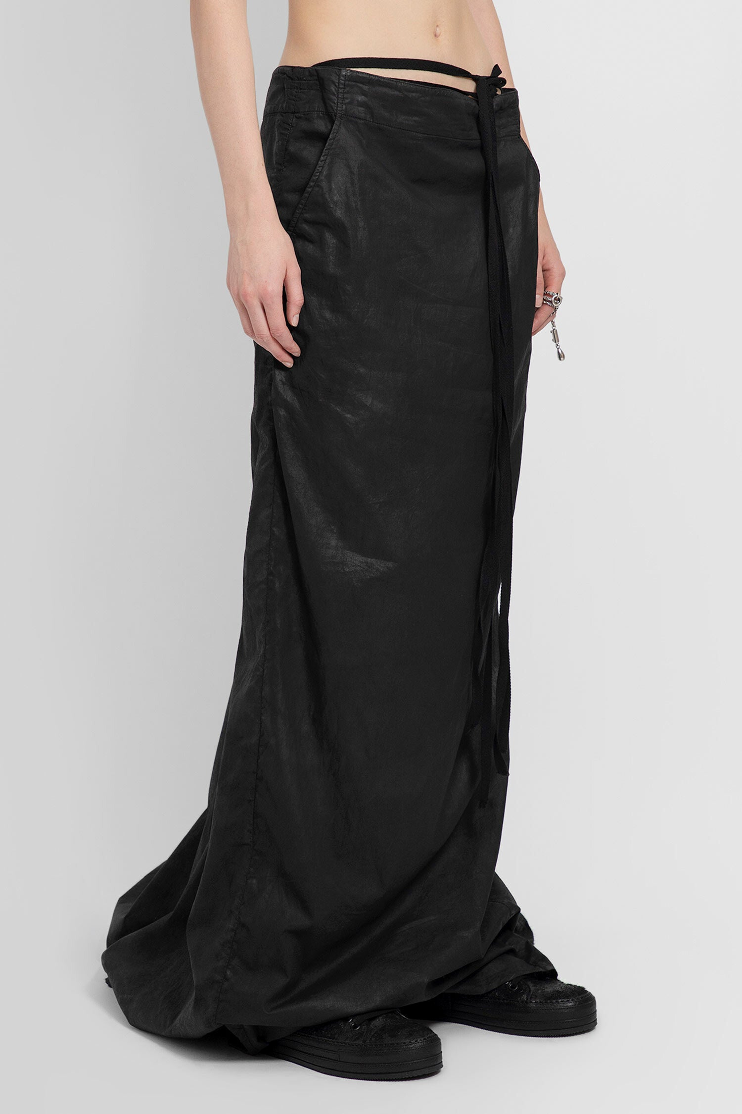 ANN DEMEULEMEESTER WOMAN BLACK SKIRTS